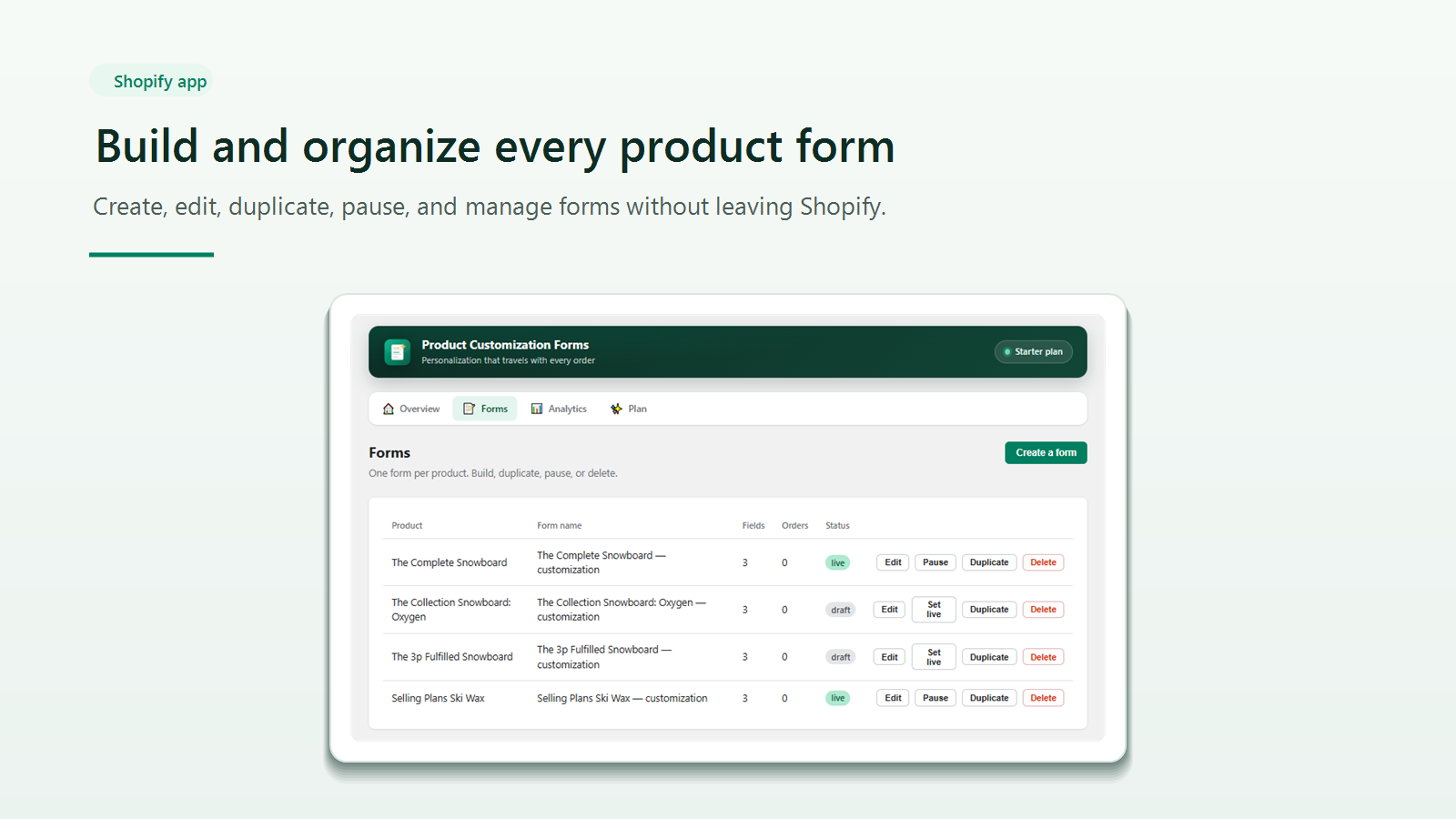 Arvo ‑ Custom Product Forms screenshot 2