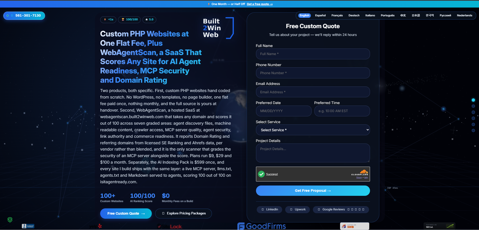 BuiltToWinWeb screenshot 4