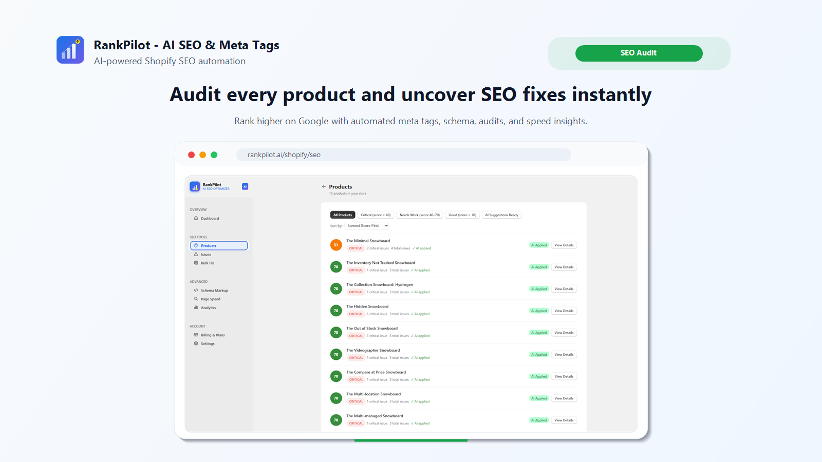 RankPilot ‑ AI SEO & Meta Tags screenshot 4