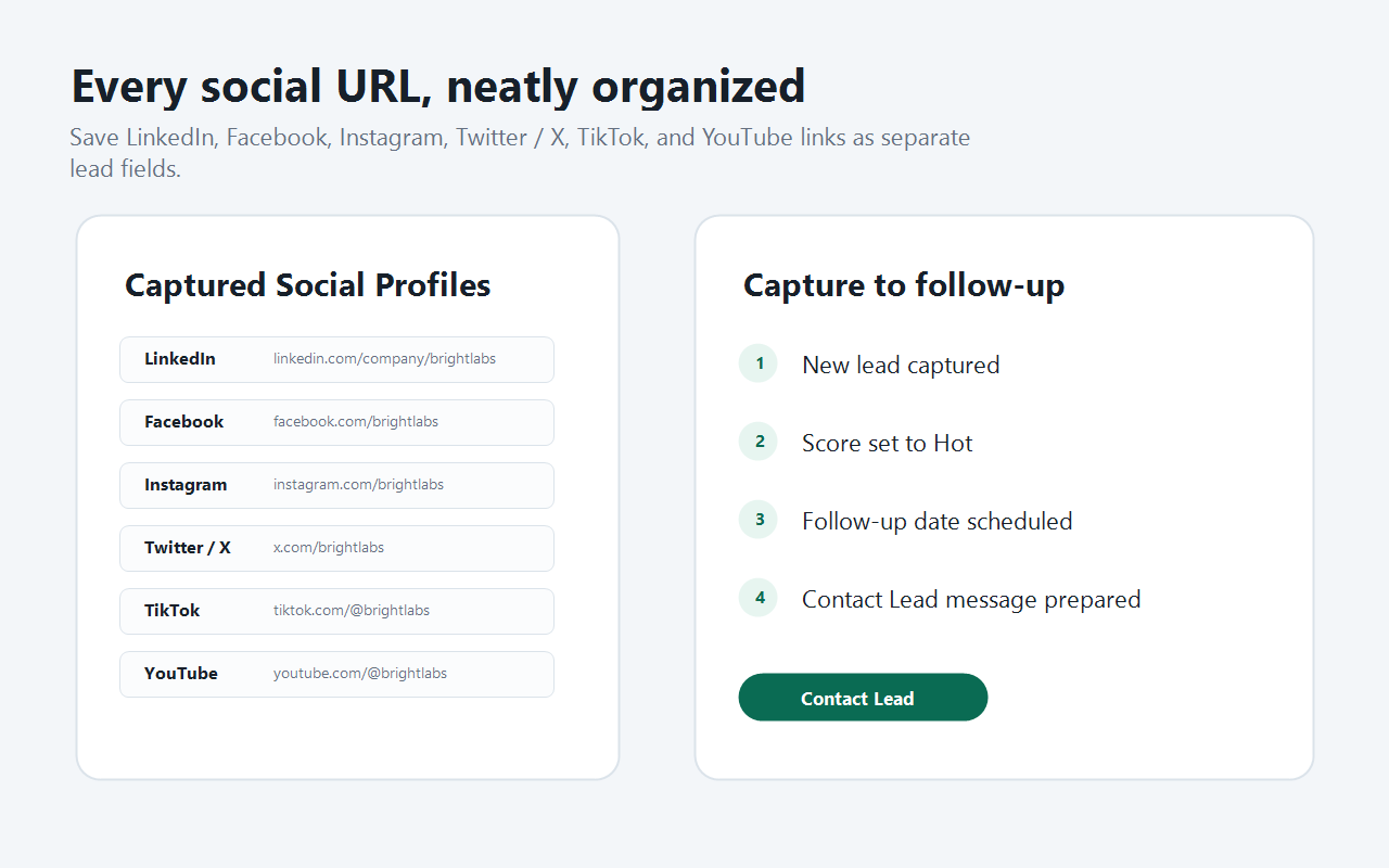 Lead Capture & Outreach AI by ArvoPeak screenshot 5