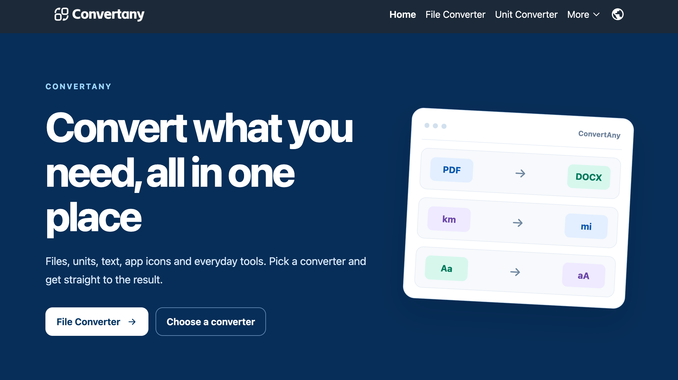 ConvertAny screenshot 1