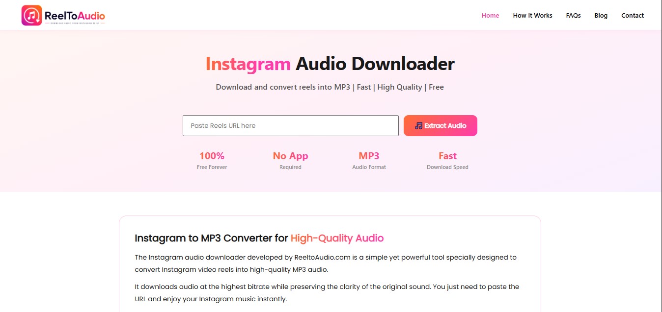 ReelToAudio screenshot 1