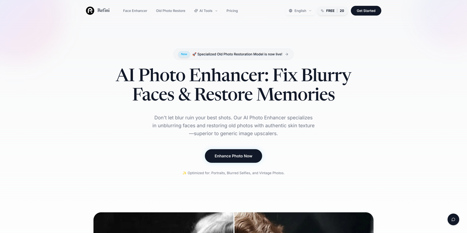 Refini AI Photo Enhancer screenshot 1